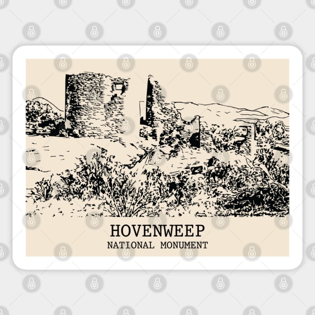 Hovenweep National Monument Sticker by Lakeric